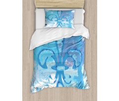 France Fleur de Lis Duvet Cover Set