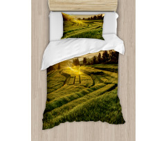 Barley Woods Sunset Duvet Cover Set