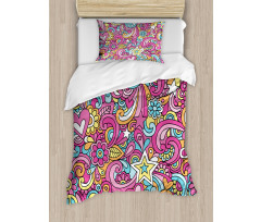 Funky 60s Fun Retro Duvet Cover Set