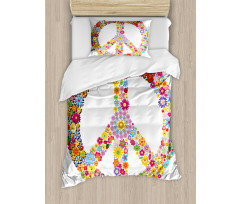 Floral Peace Duvet Cover Set