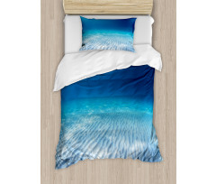 Clear Water and Waves Duvet Cover Set