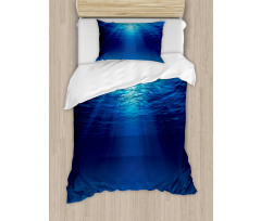 Sandy Seabed Sea Scene Duvet Cover Set