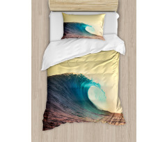 Sunset in Warm Colors Duvet Cover Set
