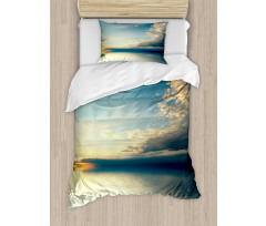 Sea Sunset Horizon Duvet Cover Set
