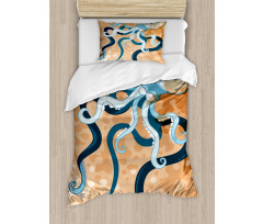 Oceanic Animal Cartoon Duvet Cover Set