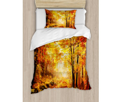Autumn in Relax Forest Duvet Cover Set