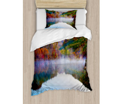 Lake Mountain Scenery Duvet Cover Set