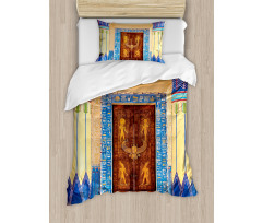 Egypt Building Duvet Cover Set