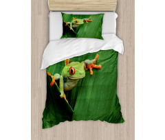 Exotic Wild Macro Leaf Duvet Cover Set