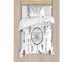 Folk Feathers Arrow Duvet Cover Set