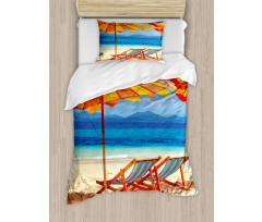 Sea of Thailand Beach Duvet Cover Set