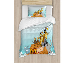 Ark Animal Couples Duvet Cover Set