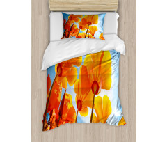 Petals Tilt Shot and Sky Duvet Cover Set