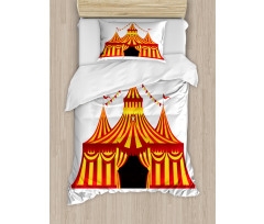 Old Fashioned Retro Tent Duvet Cover Set