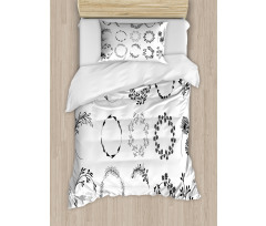 Rustic Boho Branch Wreaths Duvet Cover Set