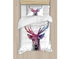 Antlers Wild Nature Duvet Cover Set