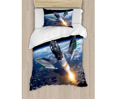 Spacecraft Cosmos Duvet Cover Set