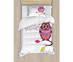 Ornate Animal on Branch Duvet Cover Set