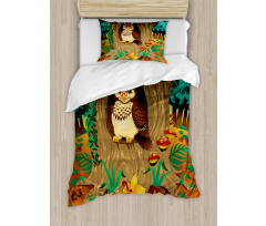 Nanny Grandma Sage Owl Duvet Cover Set