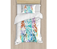 Feathers Eyes Vision Duvet Cover Set