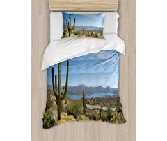 Cactus on the Valley Duvet Cover Set