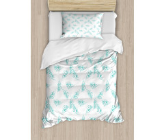 Swirling Branch Lines Duvet Cover Set