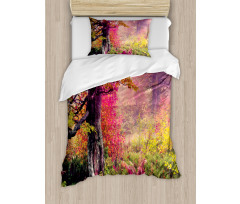 Majestic Autumn Trees Duvet Cover Set