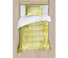 Branch and Bamboo Stems Duvet Cover Set