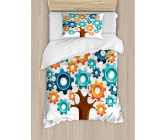 Innovation Gears Tree Duvet Cover Set