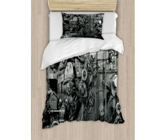 Machine in Factory Duvet Cover Set