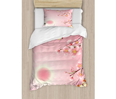 Nature Blossom Tree Duvet Cover Set