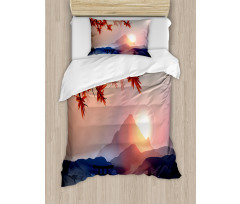 Majestic Himalayas Peaks Duvet Cover Set