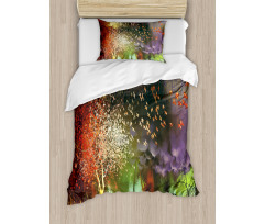 Mysterious Trees Birds Duvet Cover Set