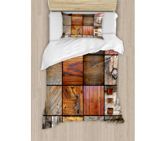 Wooden Timber Door Key Duvet Cover Set