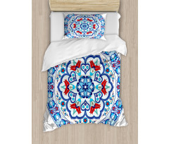 European Floral Tulips Duvet Cover Set