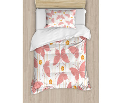 Flower Dots Duvet Cover Set