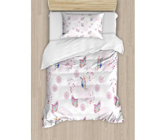 Romantic Spring Retro Duvet Cover Set