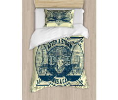 Calm Industry Scene Duvet Cover Set