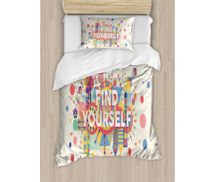 Typographical Poster Duvet Cover Set