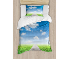 Meadow Countryside Path Duvet Cover Set