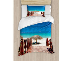 Sandy Beach Resort Duvet Cover Set