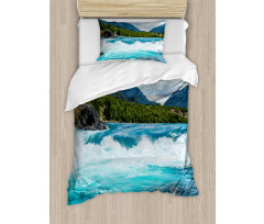 River Cloudy Mountain Duvet Cover Set