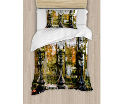 Building in Balinese Asia Duvet Cover Set