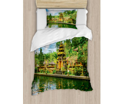 Oriental Fish Lake Sea Duvet Cover Set