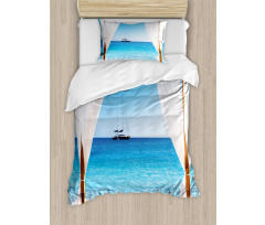 Honeymoon Themed Spa Duvet Cover Set