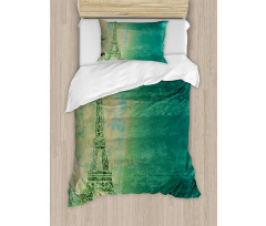 Colorful Ombre Sketch Duvet Cover Set