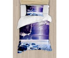 Mystic Dark Sky Scenery Duvet Cover Set