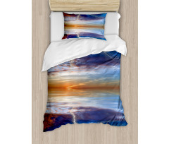 Thunder over Sea Storm Duvet Cover Set