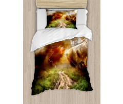 Big Rain Cloud Dazzling Duvet Cover Set