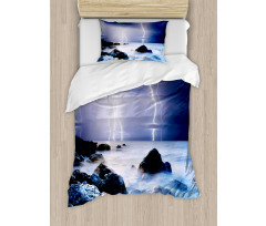 Stormy Weather in Summer Duvet Cover Set